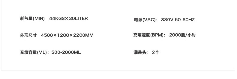 双头酱料灌装真空旋盖贴标生产线(图2)