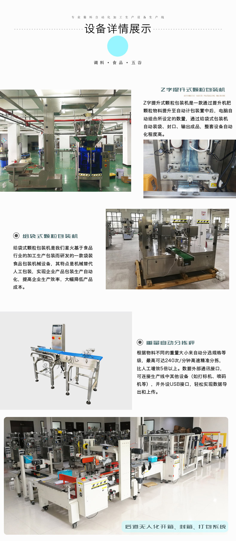 全自动颗粒袋装包装生产线(图3)