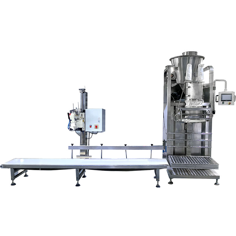 大袋称重定量包装机-全自动脱脂奶粉包装机