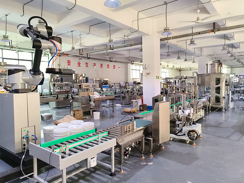 自动化称重灌装压盖机-整套灌装机生产线(图3)